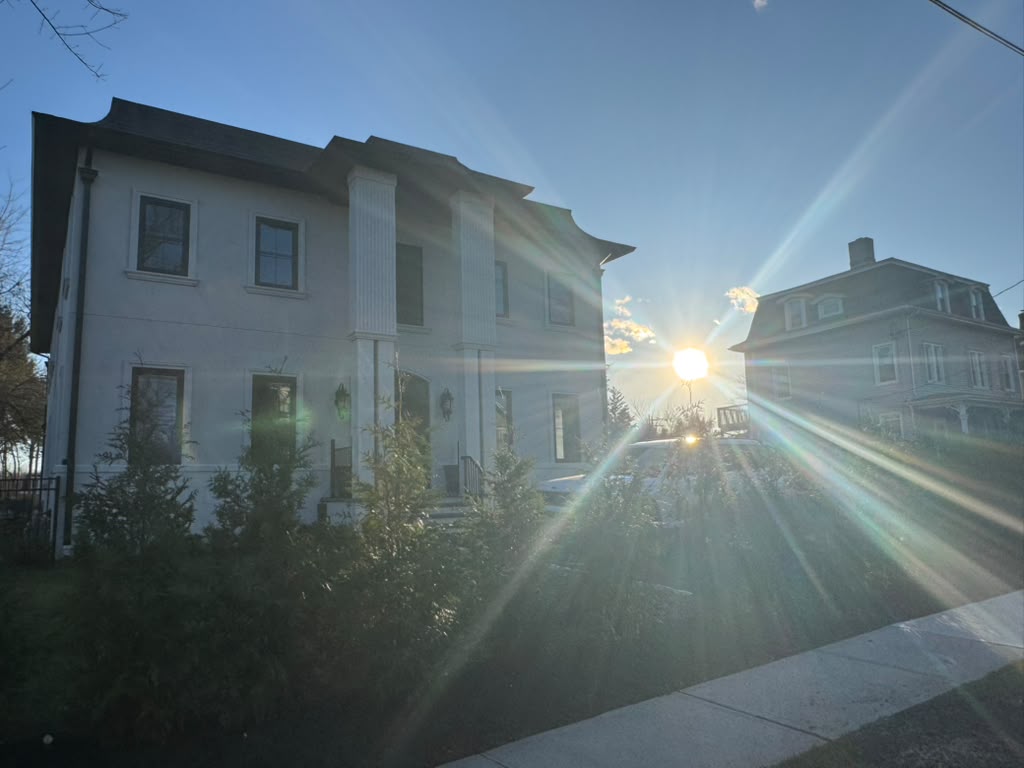 Front Exterior Facade at Sunset - The High Street Estate